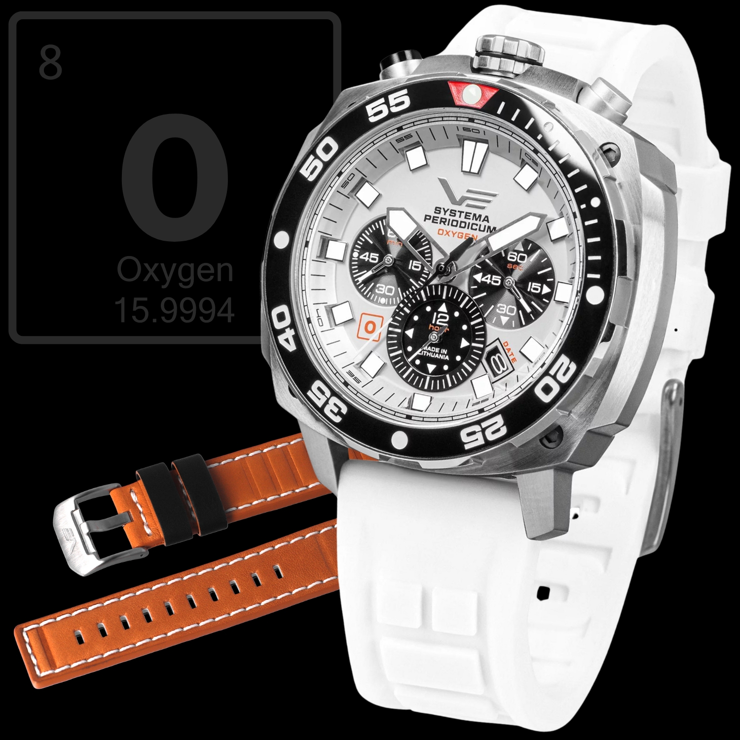 Zegarek Vostok Europe VK67-650A722SWL Systema Periodicum Oxygen męski 